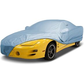 iCarCover يناسب: [Pontiac Firebird] غطاء سيارة كامل ممتاز 1969 مقاوم للماء ومقاوم لجميع الأحوال الجوية مخصص للاستخدام الخارجي والداخلي من الشمس والثلج والعواصف الثلجية غطاء مبطن مناسب للأشرطة in Kuwait