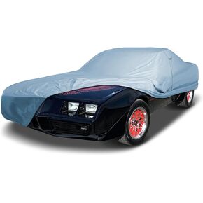 iCarCover Fits: [Pontiac Firebird] 1969 Premium Full Car Cover Waterproof All Weather Resistant Custom Outdoor Indoor Sun Snow Storm Protection Form-Fit Padded Cover with Straps