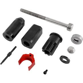 9U-6891 Injector Sleeve Remover Installer Tool Set with 9U-7227 Injector Height Tool & J-38587-A Engine Barring Socket – Compatible with CAT Caterpillar 3406E C15 C16 Diesel Engines