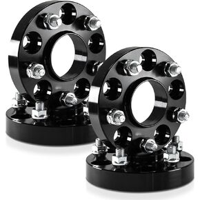 Customadeonly 5x120 to 5x112 Hubcentric Wheel Adapters Black (4pcs 25mm Thick) | 72.6mm to 57.1mm Bore | M14x1.5 Studs | Compatible for BMW Owners & Custom Wheel Fitment