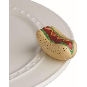 Nora Fleming Hand-Painted Mini: Chicago Dog (Hot Dog) A231