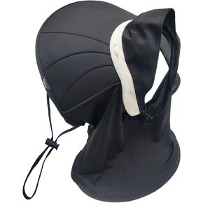 Women Sun Visor Hat Neck Flap Ponytail Cooling Adjustable Wide Brim Summer UV 50+ Protection Beach Packable Roll Up Travel