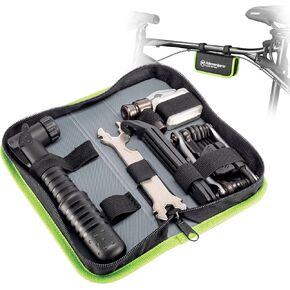 Kilimanjaro Cycle Series 40 Piece Bicycle Tool Repair Kit in Zip Pouch, Tire Levers, Wrenches - 910549ECE