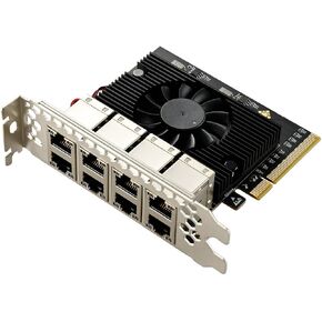 بطاقة توسيع شبكة ايثرنت بمنفذ PCI-E مزدوجة 2.5 جيجابت ومحول شبكة LAN RJ45 مع دعامة منخفضة SD-PEX24066 in Kuwait