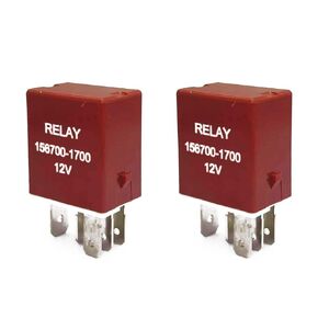 2 PCS 156700-1700 Relay ، 5pins 20a 12VDC ، استبدال 90987-04004 90987-T4001 TD156700-3360 90084-98032 82501-TC000 156700-0860 ، Automotive Relay