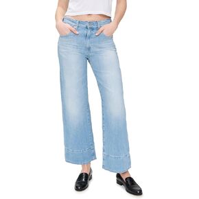 AG Adriano Goldschmied Women's Saige Wide Leg Crop Jeans