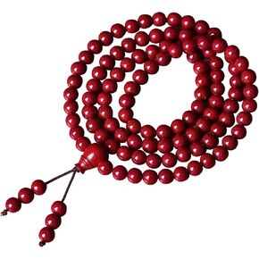 Feng Shui Bracelet Tibetan 6mm 8mm 108 Ruby Beads Eexquisite Gift Box Packaging