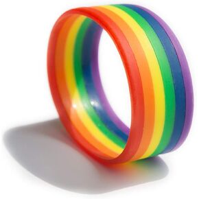 CHOORO LGBT Bracelet Gay Pride Bracelets Rainbow Silicone Rubber Wristbands LGBTQ Jewelry Gay Pride Gifts