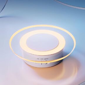 Magnetic Motion Sensor Night Light with Stick-On Base, Cruise Rechargeable Battery Powered Cordless Glow Light, Ideal for Bedroom, Bathroom, Stairway- Moonlit