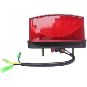 Autu Parts Brake Light for Yamaha Banshee 350 Blaster 200 Grizzly 125 550 700 Raptor 250 Warrior 350 Rear Taillight Lens Bulb 2002-2006