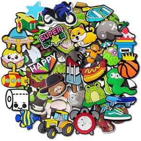 40-Piece PVC Random Shoe Charms – Different-Shaped Shoe Charms for Shoe