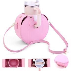 Crossbody Bag for Stanley Cup Purse,Stanley Bag Water Bottle Cup Holder with Strap Outdoor