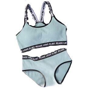 Durable polished cotton bra set,Woven and panty,Cotton bra and underwear,daily wear design,Closed back daily wear lingerie.