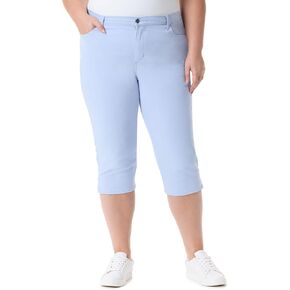 Gloria Vanderbilt Women's Amanda Capri with High Rise Straight Standard