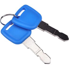 JZGRDN 2X Ignition Key 15248-63700 SBA385210370 Compatible with New Holland Tractors 1020 1025 1030 4055 4060 TC23DA TC24DA TC26DA TC48DA TC55DA TZ24DA TZ25DA TC21DA