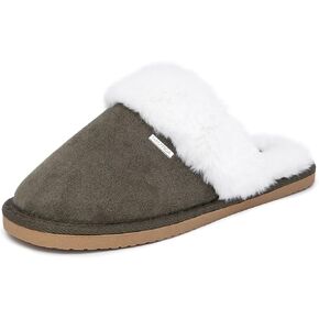 نعال السدادات المريحة للسيدات من Nautica مع طوق فراء فو ، ونعل مطاطي متين للراحة الداخلية والخارجية in Kuwait