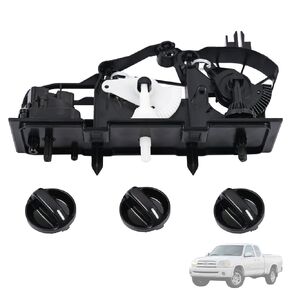 55910-0C010 A/C Heater Climate Control Switch Assembly 55905-0C010 Compatible with Toyota Tundra 2000-2006 3.4L 4.0L V6/ 4.7L V8 Air Conditioning Heater Control Switch Panel with Knob