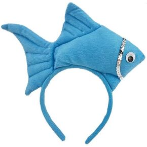 Jowxsx Blue Fish Marine Life Sea Animal Costume Theal Fould for Halloween Dress Up ،