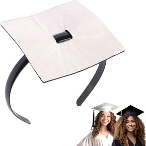 ساراتا تخرج Cap Cap ، فرقة Grad Cap Band مع Feltsive Felt ، وملحقات Hait Hat Hait للخريجين