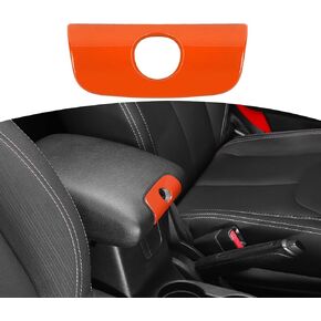 RT-TCZ for Jeep JK Center Console Armrest Keyhole Cover Trim for Jeep Wrangler JK JKU 2011-2017 Silver Interior Accessories