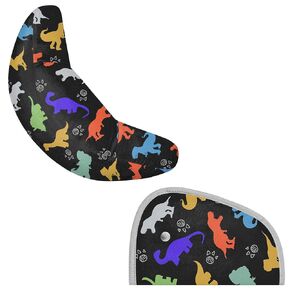 Seat Belt Cover Pad and Seatbelt Adjuster for Kids, Car Seat Strap Cover Cushion Seat Belt Adjuster Head Neck Support Travel Car Pillow for Toddler Children,Colorful