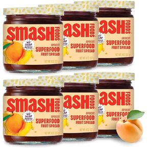 Chia Smash Fruit Jam | Subtly Sweet Keto Jam Made with Upcycled Berries and Other Simple Ingredients | Low-Calorie, Paleo, Superfood Fruit Jam No Sugar Added (Concord Grape, 1 Jar) in Saudi Arabia