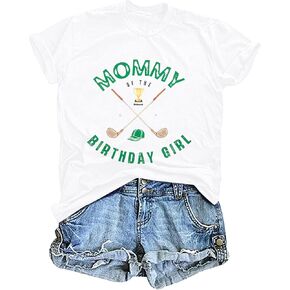 SFHFY Womens Golf Shirt: Preppy Golf Tshirt Golf Season Bow T-Shirt Outdoor Sports Lover Vacation Tee Tops
