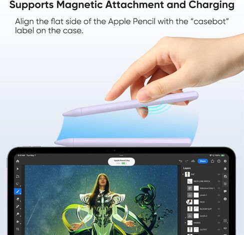 Fintie Silicone Sleeve for Apple Pencil Pro & Apple Pencil 2nd Generation in Kuwait