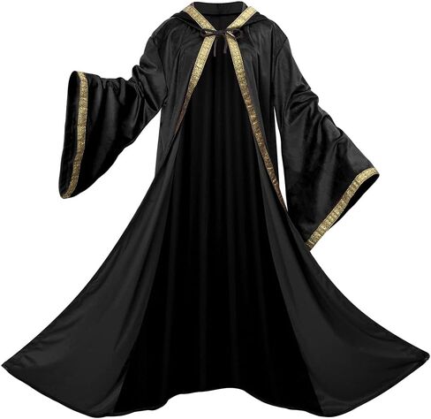 أردية عباءة معالج للجنسين بأكمام هود الأكمام الهولندية المخملية in Kuwait