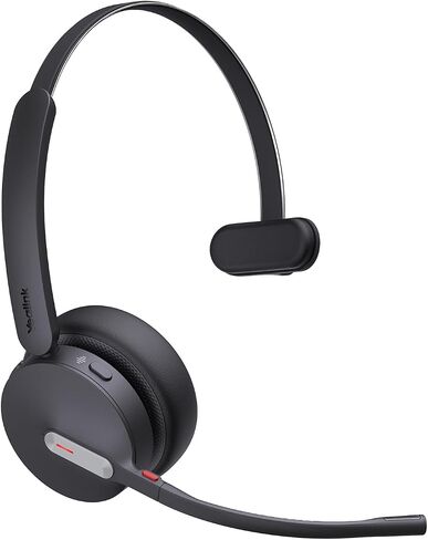 Yealink BH70 UC (NO Dongle) سماعة رأس بلوتوث لاسلكية مع ميكروفون للعمل، عمر بطارية يتحدث 35 ساعة، سماعات إلغاء الضوضاء 3 ميكروفون للكمبيوتر، سماعة رأس خفيفة الوزن 147 جرام للمكتب المفتوح in Kuwait