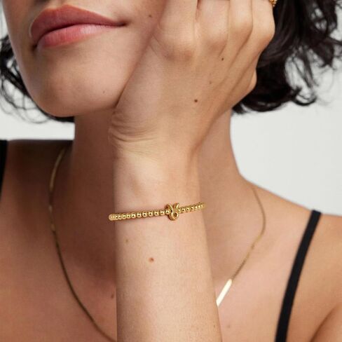 Gold 12 Constellations Bracelets for Women, 18K Gold Plated Beaded Stretch Bubble Bracelets Charm Jewelry Bracelet Gifts for Birthday Mother's Day Valentines Christmas in Saudi Arabia