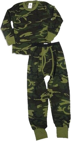 Indera Boys Traditional Thermal Underwear Long Johns Shirt and Pant Set, Heather Grey, Large in Saudi Arabia