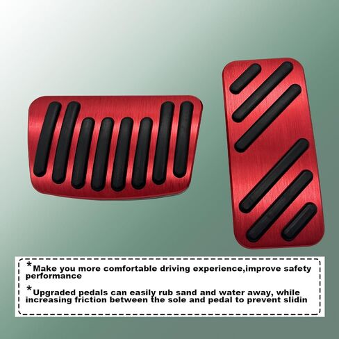 Brake Pedal Gas Accelerator Pedal Cover Compatible with Kia Sedona 2014-2021 Seltos 2021-2024 NIRO 2017-2024 Kia Forte 2019-2024 (Red) in Saudi Arabia