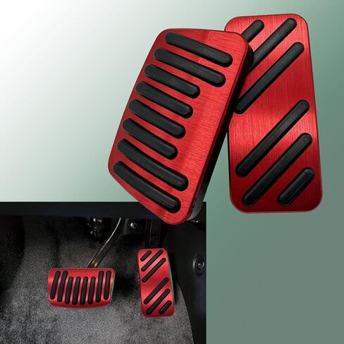 Brake Pedal Gas Accelerator Pedal Cover Compatible with Kia Sedona 2014-2021 Seltos 2021-2024 NIRO 2017-2024 Kia Forte 2019-2024 (Red) in Saudi Arabia