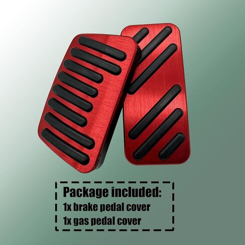 Brake Pedal Gas Accelerator Pedal Cover Compatible with Kia Sedona 2014-2021 Seltos 2021-2024 NIRO 2017-2024 Kia Forte 2019-2024 (Red) in Saudi Arabia