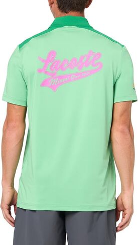 Lacoste Men's Miami Open Color Block Tennis Polo Shirt in Saudi Arabia