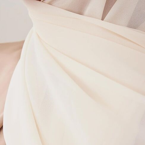 Modest Luxury Chiffon Hijab | Premium Lightweight, Flowy and Textured Chiffon Wrap Head Scarf for Women in Saudi Arabia