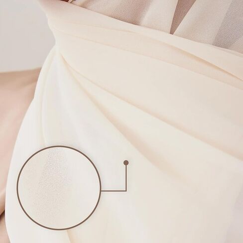 Modest Luxury Chiffon Hijab | Premium Lightweight, Flowy and Textured Chiffon Wrap Head Scarf for Women in Saudi Arabia