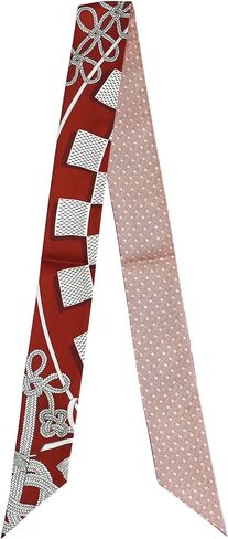 JERLA 100% Mulberry silk Scarf Bag scarf Head Hair Ribbon Handbag Handle wrap Tie Bundle Neckerchief Scarf for women in Saudi Arabia