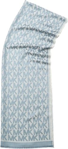 Michael Kors womens Mk Charm Colorblocked Lws Scarf, Stylish Fashion Accessory for Cold Weather in Saudi Arabia