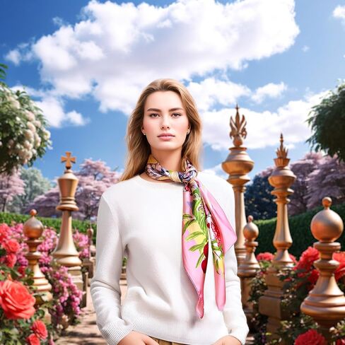 Women's Neck Scarf – Original Design Fashion Accessory, Elegant Lightweight Wrap in Kuwait
