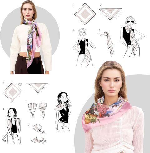 Women's Neck Scarf – Original Design Fashion Accessory, Elegant Lightweight Wrap in Kuwait
