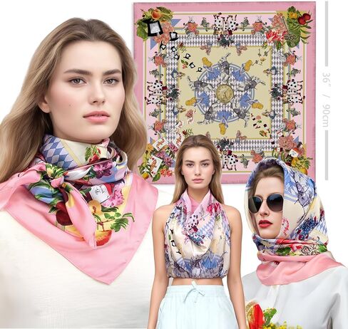 Women's Neck Scarf – Original Design Fashion Accessory, Elegant Lightweight Wrap in Kuwait