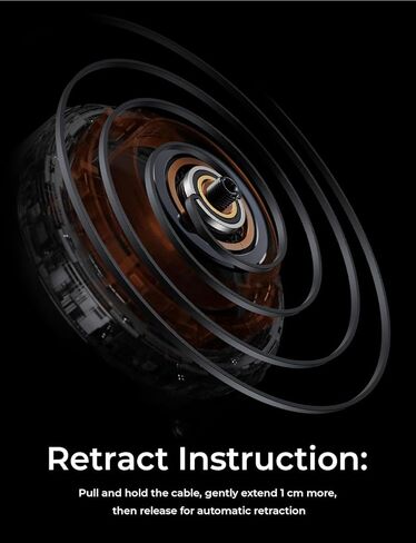 LISEN Retractable Car Charger [69W USB C Car Charger Adapter] iPhone 16 Car Charger Fast Charging, Fast Charging Car Charger, Type C Retractable Car Charger for iPhone 16 15 14 13 12, Samsung, Black in Kuwait