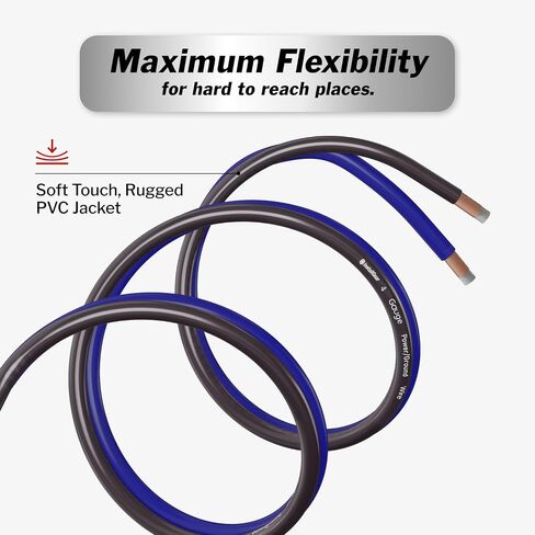 InstallGear 1/0 Gauge Wire (17ft) Copper Clad Aluminum CAA - Primary Automotive Wire, Car Amplifier Power & Ground Cable, Battery Cable, Car Audio Speaker Stereo, RV Trailer Wiring Welding Cable 1/0ga in Saudi Arabia