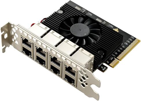 بطاقة توسيع شبكة ايثرنت بمنفذ PCI-E مزدوجة 2.5 جيجابت ومحول شبكة LAN RJ45 مع دعامة منخفضة SD-PEX24066 in Kuwait