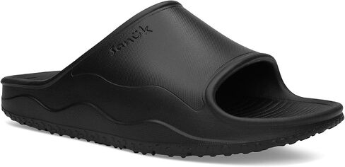 Sanuk Mens Beer Foamie Slide | شرائح للرجال | الصنادل الرجالية | صندل الشاطئ | ودية للمياه وخفيفة الوزن | in Kuwait