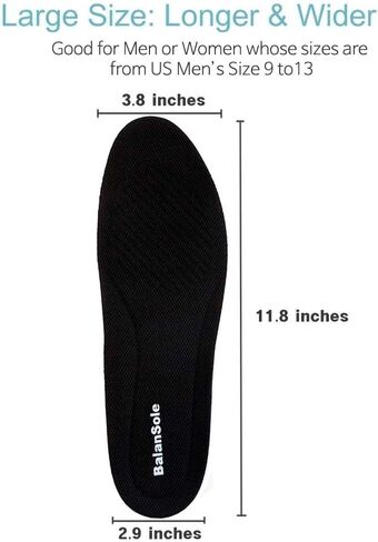 1 Inch Leg Length Discrepancy Full Length Insoles Lifts for Uneven HIPS (2 Rights Large) in Kuwait