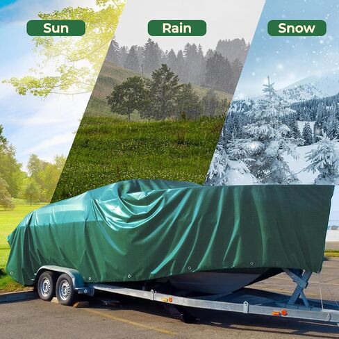 HIRALIY 14 Mil Tarp Waterproof 10x12 Feet, Extra Thick Heavy Duty Tarp with Reinforced Grommets for Firewood, Roof, Camping, Patio, Pool, Boat, Dump Trailer in Saudi Arabia