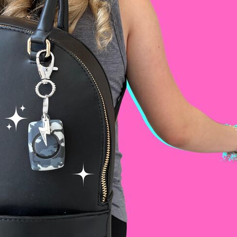 BLINGSTING Mini Personal Safety Alarm for Women - 125 Decibel Loud Self Defense Alarm - LED Light & Keychain Clip in Kuwait